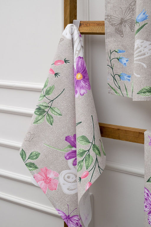 Набор полотенец Бабочки и цветы - Avictory фото 4