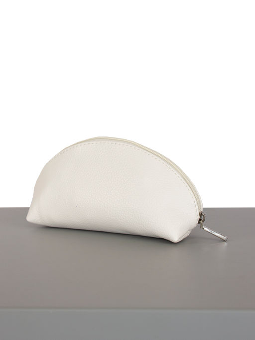 LACCOMA косметичка Аннетта-F001-белый эко кожа хлопок  фото 2