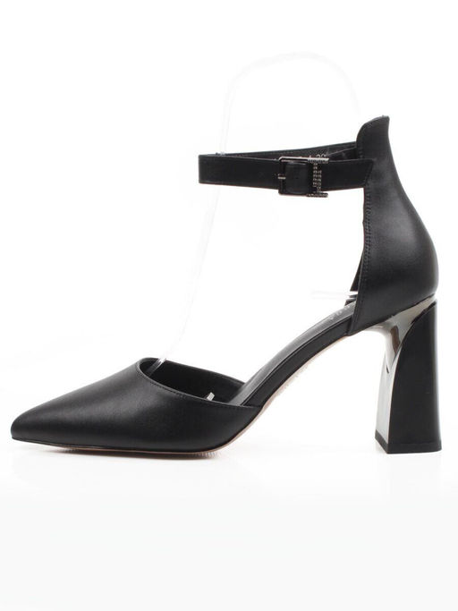 06-XLP1335-1 BLACK Туфли женские (натуральная кожа)