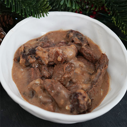 Мясо косули томлёное с черносливом ВитаМир 340г  фото 3