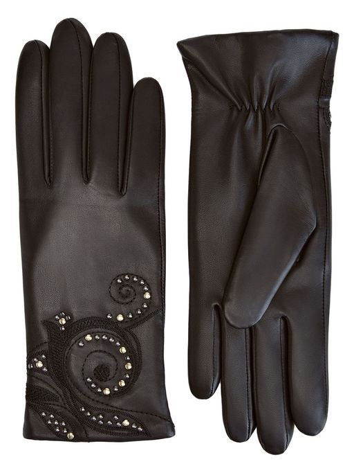 Перчатки женские ш+каш. IS01439 black - Eleganzza фото 2