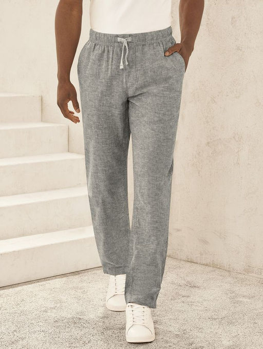 Лен 30% хлопок 70% Брюки мужские LIVERGY  фото 4