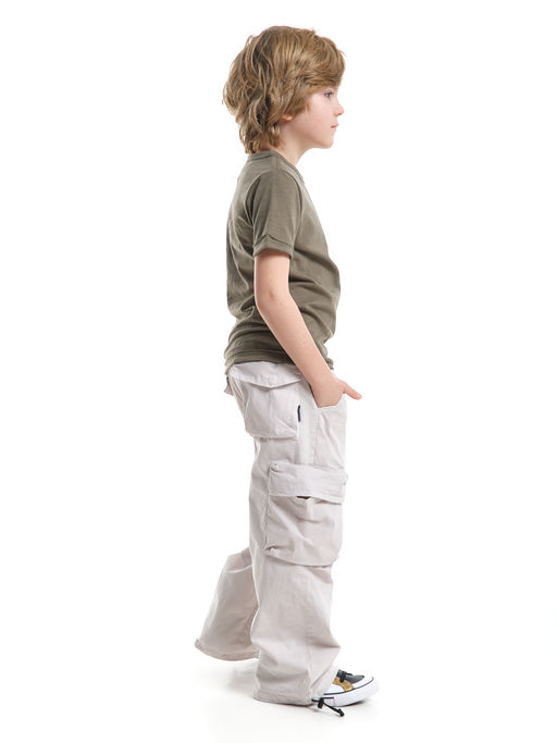 Футболка с карманом UD 7886 хаки - Mini maxi фото 5