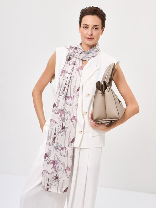 Палантин жен. виск+шелк 70х180 LSZ34-413-05 - Labbra фото 4