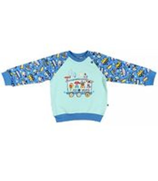 CRB wear/CWN 61422 Джемпер, голубой/Ex.Cherubino  фото 3