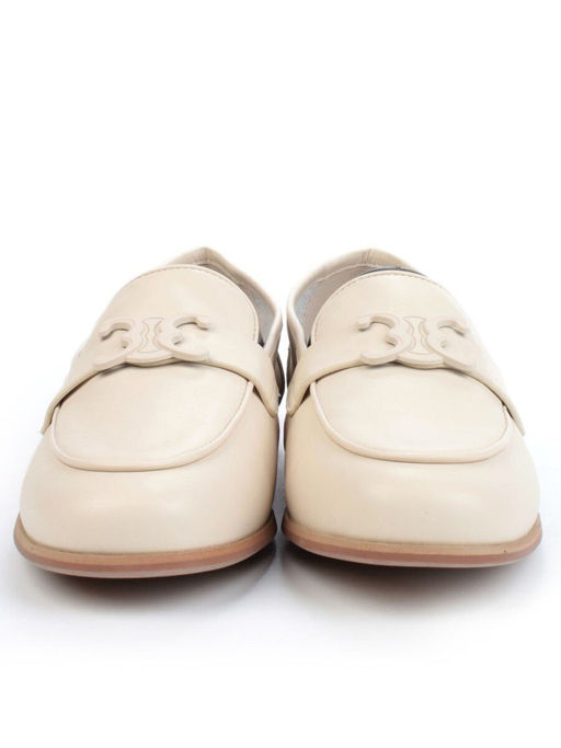 06-PDJ70-2 BEIGE Туфли женские (натуральная кожа) - Фабричный китай фото 8