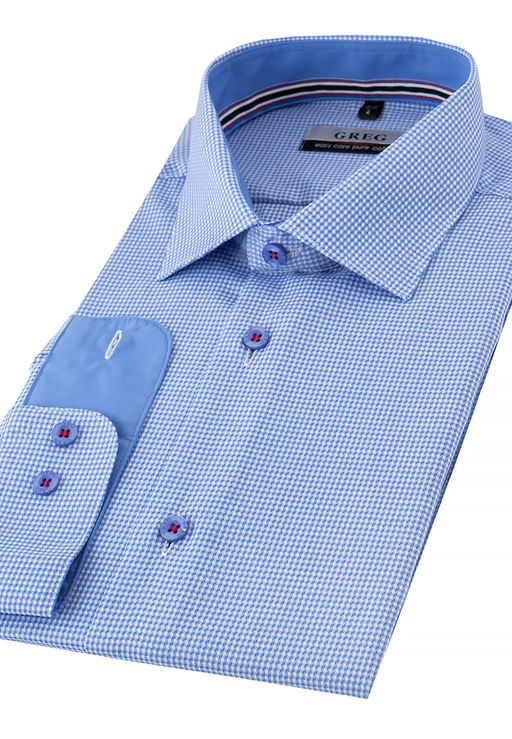 Сорочка мужская длинный рукав GREG 214/131/7515/Z/1p_GB  фото 3