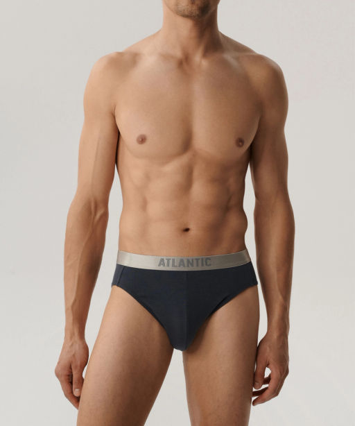 ATLANTIC 2BMP-013 Трусы спорт Basic - набор 2 шт. графитовый  фото 5
