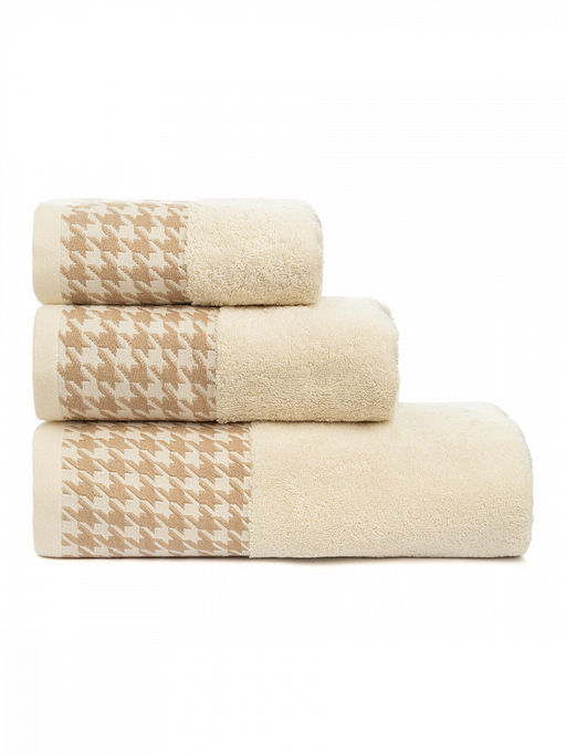 Полотенце для тела 70x130 молочный махровая ткань