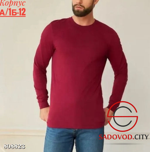 Футболки длинные рукав для мужчин. - Bruno фото 5
