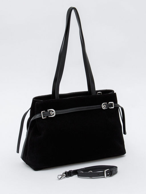 Сумка 8021-1S black Velina Fabbiano-Safenta