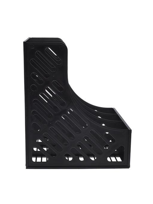 Лоток вертикальный, 3-х секционный, разборный, чёрный