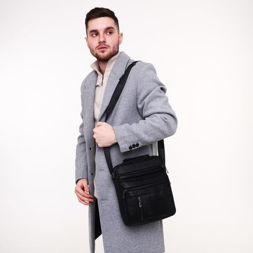 Сумка мужская, цвет черный - Simaland фото 7