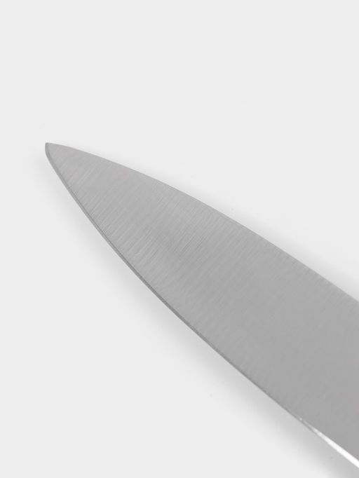 Нож кухонный для овощей Sharp, лезвие 8.5 см, нержавеющая сталь, чёрная ручка - Simaland фото 3