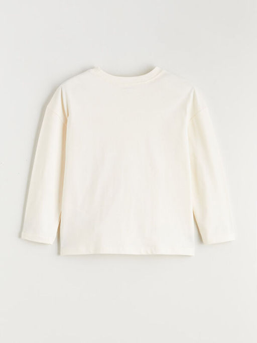 Sevimli Ay? Bask?l? Erkek ?ocuk Ti??rt