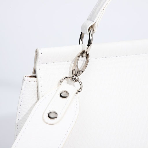 Сумка женская TEXTURA, мессенджер, средний размер, цвет белый  фото 6