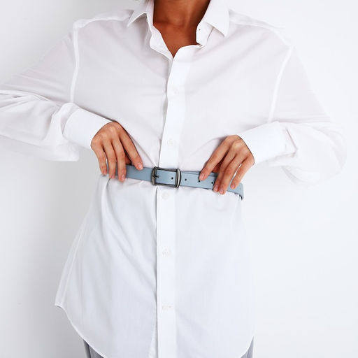 Ремень женский, ширина 2,4 см, пряжка металл, цвет голубой - Simaland фото 4