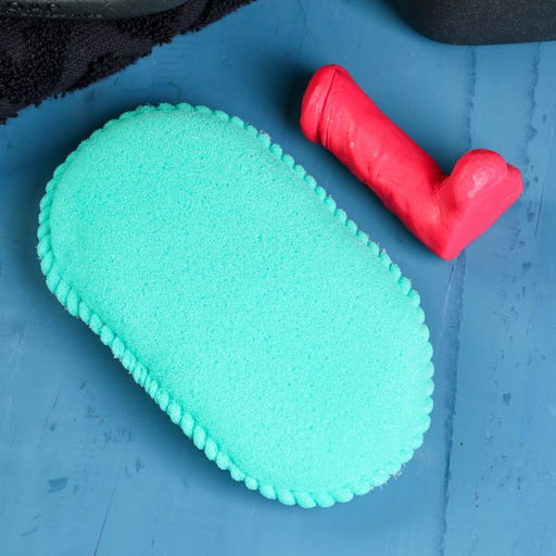 Мыло для рук в консервной банке «Только не в рот», набор с мочалкой, 18+