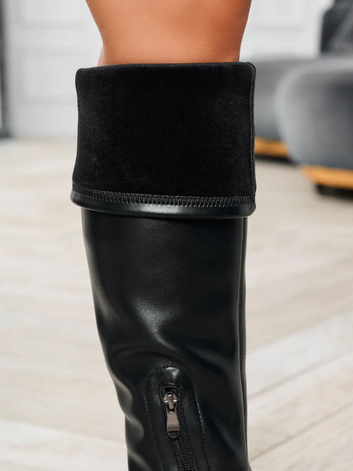 сапоги женские, ALW25-HWLC3-049-1, GLAMMO, нат.кожа - S&I фото 4