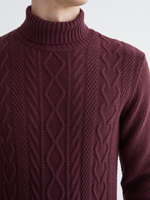 Bal?k?? Yaka Erkek Triko Kazak