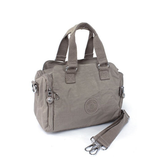 Сумка женская текстиль BoBo-66143, 3отд, плечевой ремень, серый 265996