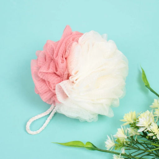 Цена за 3 шт. Мочалка для тела полипропиленовая "Ultramarine - Шарм", микс три цвета, 60грамм