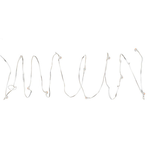 Электрогирлянда Роса 2 м, 20 ламп, на батарейках, цветная