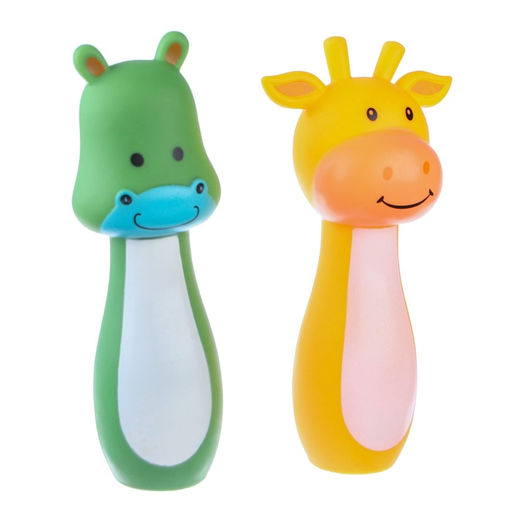 Резиновая игрушка для ванны Крошка Я «Пищалка», 12 см, МИКС