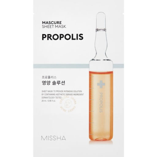MISSHA Маска энергетик с прополисом для эластичности кожи MISSHA Mascure Nutrition Solution Sheet mask Propolis 28 мл