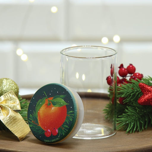Банка для хранения новогодняя Аромат праздника, стекло, 100 мл - Дорого внимание фото 2