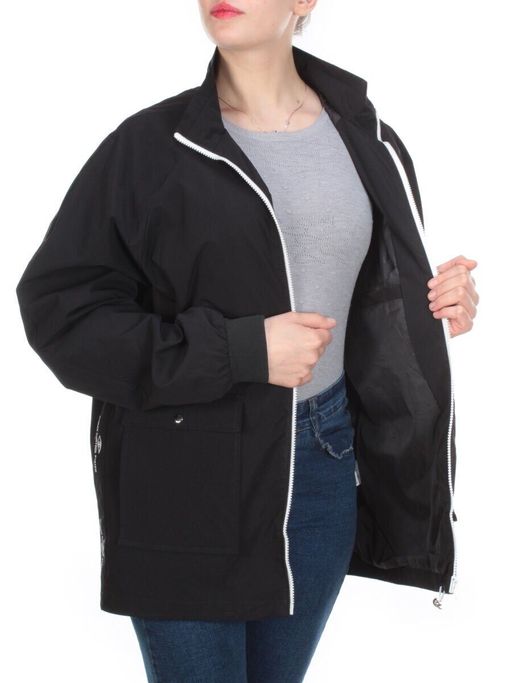 1106 BLACK Ветровка женская MADAM MODA (100% полиэстер) - Fashion фото 8
