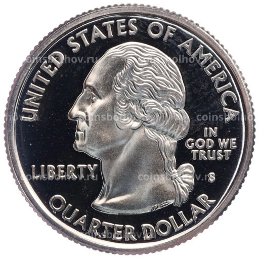 1/4 доллара (25 центов) 2000 года S США Штаты и территории Вирджиния