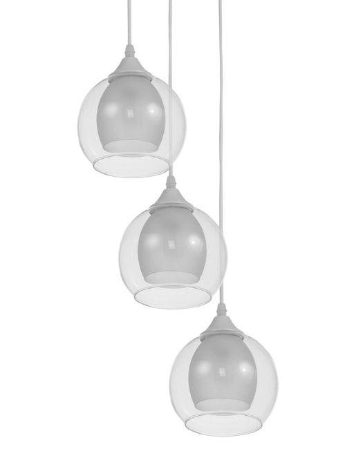 Светильник подвесной TR3540, 3хE27, 40 Вт, 80×28 см, белый
