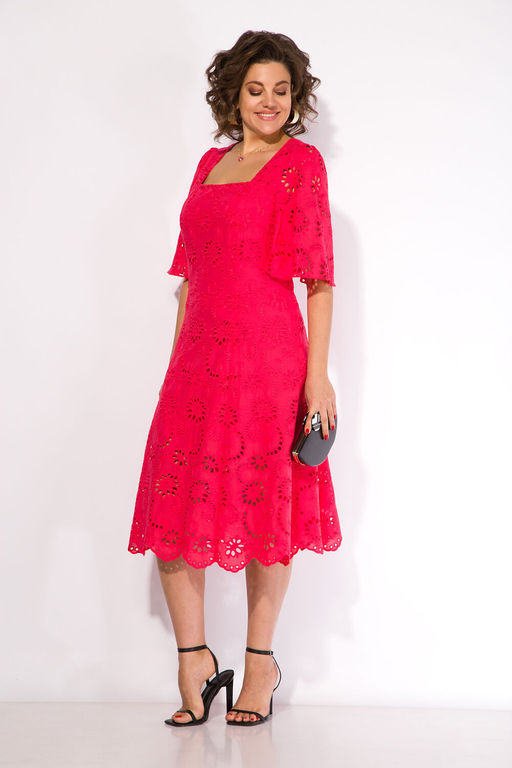 Платье Liliana 1452-Р малина  фото 3