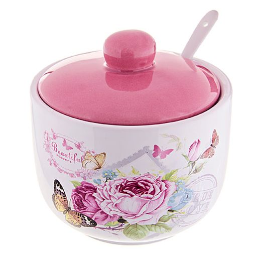 26319 Сахарница 520мл с/кр с/лож Батерфляй LR(х36)