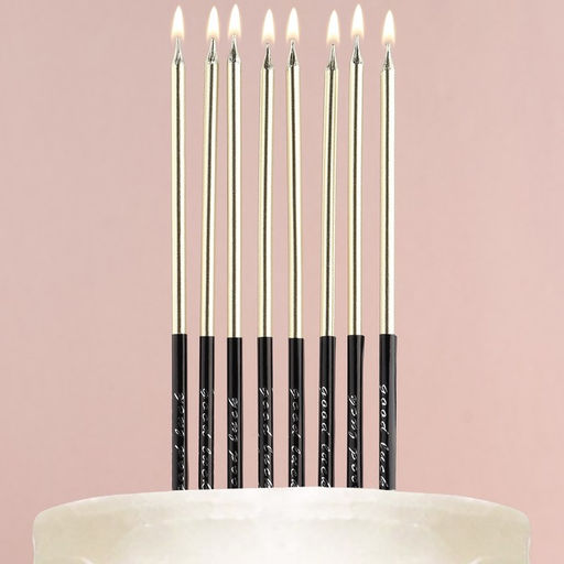 Набор свечей в торт В твой особенный день, шампань, 8 шт - Страна карнавалия фото 7