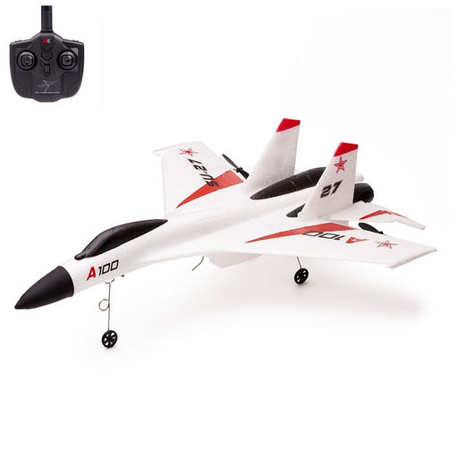 Самолет радиоуправляемый Истребитель, гироскоп, стабилизация движения