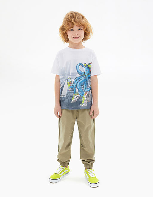 Белая футболка для мальчика 240099 - Bell bimbo фото 5