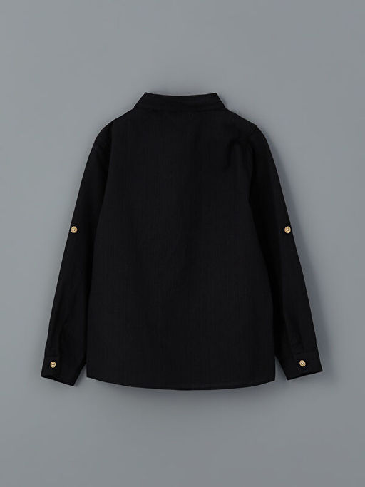 Poplin Erkek ?ocuk G?mlek ve Pantolon 2li