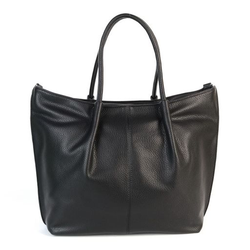 Женская сумка шоппер из эко кожи 035-960 Блек - Cidirro фото 2