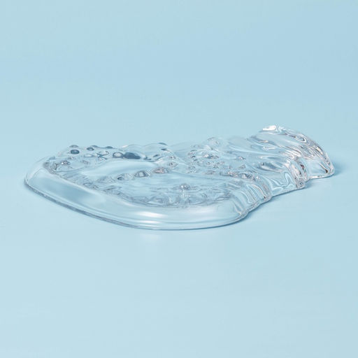 Блюдо «Новогоднее чудо. Снеговик», 16.7×16.4×2.3 см, стекло, прозрачное