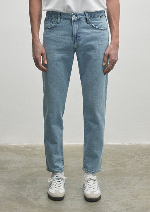 London Classic Denim Ac?k Mavi Jean Pantolon  фото 3