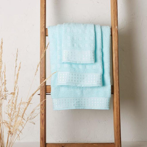 Полотенце махровое LoveLife Square 30х60 см, цвет небесный,100% хлопок, 360 гр/м2  фото 5