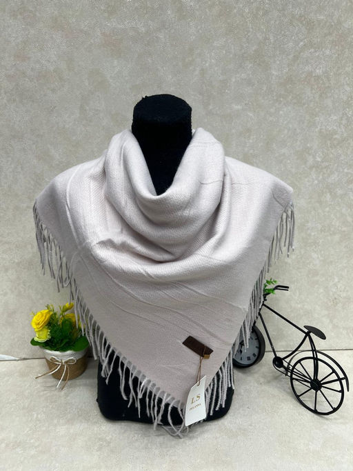 Платок в клетку из кашемира, мультицвет