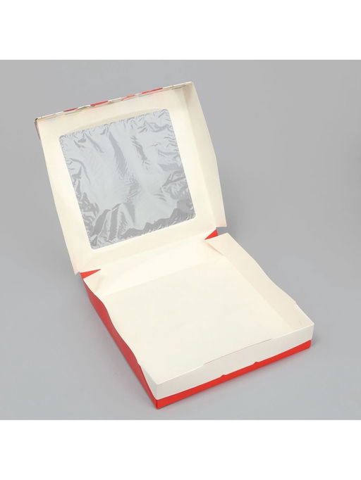 Цена за 5 шт. Кондитерская упаковка, коробка с ламинацией «Сладкий подарочек», 20×20×4 см