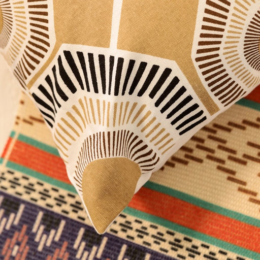 Наволочка декоративная 40х40 см, Circle beige, 100% хлопок - Этель фото 4