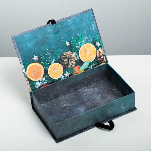 Коробка подарочная - книга «С Новым годом», 20×12.5×5 см