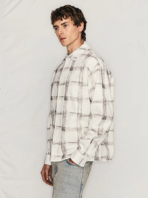 Рубашка в клетку relax fit / Zarina  фото 4