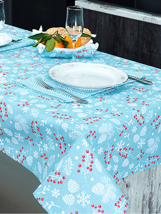 Скатерть Традиция Шишки рогожка