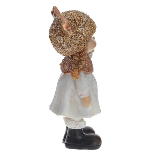 Фигурка декоративная "Мальчик/Девочка", L7,5 W5 H13 см, 2в.